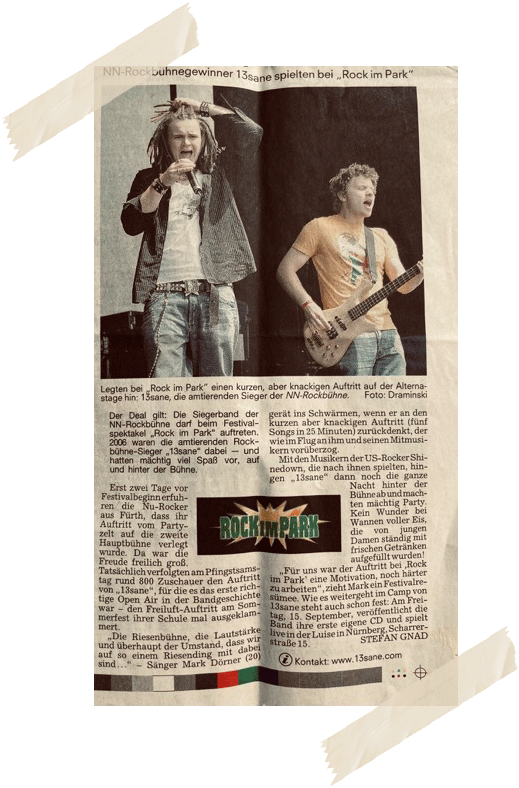 Zeitungsausschnitt RIP